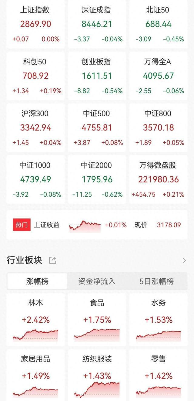 A股收评 三大指数持续调整，种业与维生素逆势爆发，2700余股下跌成交缩量